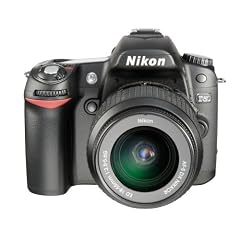 Nikon D80 SLR-Digitalkamera (10 Megapixel) Kit inkl. DX VR 18-55 Objektiv