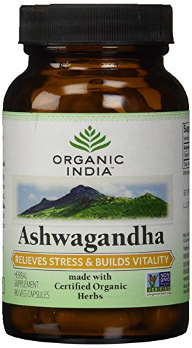 Organic India Ashwagandha, 90 Count (Pack of 2) Organic India Ashwagandha, 90 Count (Pack of 2)