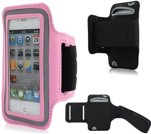 Pioneer Tech® Waterproof Sports Gym Running Jogging Armband Case Pouch For iPhone 5, 5s (GM-Pink)
