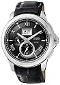 Citizen - BT0001-12E - Montre Homme Eco Drive - Quartz Analogique - Bracelet Cuir Noir
