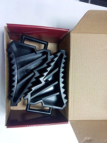 2 Pcs Antislip Vehicle Car Truck Wheel Tire Chock Stop Block Black