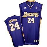adidas Los Angeles Lakers Kobe Bryant Kids (sizes 4-7) Replica Road Jersey