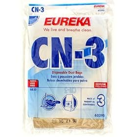 Genuine Eureka Style CN-3 Vacuum Cleaner Bags 3pk. Part # 62295B