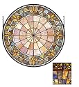 21 Inch W X 21 Inch H Fleur-De-Lis Medallion Window Windows