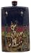 MARA STONEWARE COLLECTION -44 Ounce Rectangular Flask Collectible Decanter - Desert Coyote Cactus