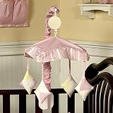 Pink and Yellow Argyle Musical Crib Mobile by JoJo Designs