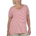 Merona&reg; Plus Essential w/ Detail Top - Stripe - White