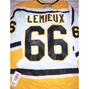 Buy Mario Lemieux autographed Pittsburgh Penguins CCM jersey