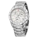 Swiss Military Hanowa Men's Adventurer 316L Stainless Steel White Dial Watch #06-5093-04-001