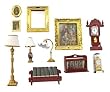 Melissa & Doug Deluxe Doll-House Living Room Accessories
