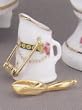 Reutter Porcelain Miniature Rose Coal Bucket