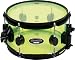 Pacific Drums by DW Acrylic Snare With Black Hardware, Hot Rod Green 6X10