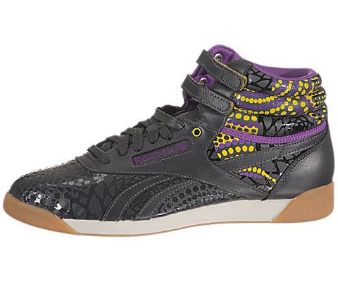 Reebok Womens F/S HI Alicia Keys ParchmGravelGrnAbrn Sneakers US 9.5 Damage Box