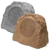 8 Outdoor Rock Speakers Pair Advanced Tech - OSD Audio RX805 (GREY)