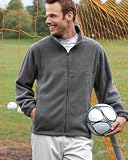 Harriton Men's Full-Zip Fleece highly breathable Jacket. M990