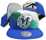 Dallas Mavericks Snapback Adjustable Plastic Snap Mitchell & Ness Hat / Cap
