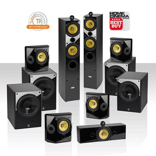 Crystal Acoustics T2-7.4 Home Theater system with THX® Ultra2 fronts & 4 THX Select 12