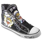 Ed Hardy Womens Highrise Graphic Print Slip-on Sneakers