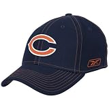 Reebok Chicago Bears Navy Blue Structured Flex Hat