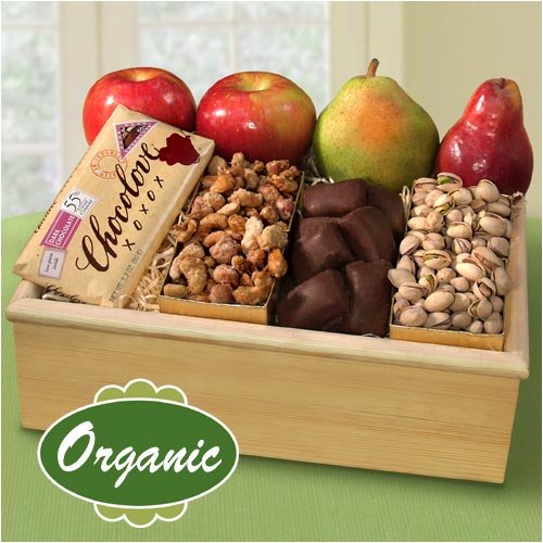 Deluxe Organic Fruit and Treats Crate by GotFruit.com
