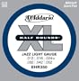 D'Addario EHR350 Half Round Jazz Light Electric Guitar Strings