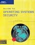 Guide to Operating Systems Security