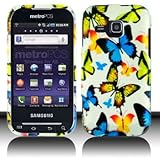Blue Yellow Orange Butterfly Design Snap on Hard Skin Shell Protector Cover ....