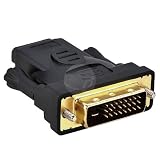 Premium DVI-M to HDMI-F Video Adaptor - Supports Sony PS3 - Gold Plated
