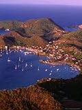 Aerial View of Terre-De-Haut, Island of Les Santines, Terre-De-Haut, Guadeloupe Art Styles Photographic Poster Print by Greg Gawlowski, 18x24