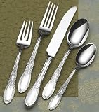Towle Silversmiths Royal Medallion 45 Piece Stainless Flatware Set Service for 8 Plus Hostess Set