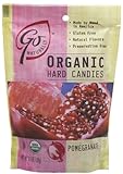 Go Naturally Organic Gluten Free Hard Candies Pomegranate -- 3.5 oz