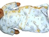 ANNA'S Preemie 100% Soothing Soft Peruvian Cotton Baby Serengeti Bag Gown