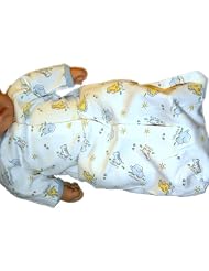 ANNA-S-Preemie-100-Soothing-Soft-Peruvian-Cotton-Baby-Serengeti-Bag-Gown