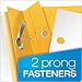 Oxford Premium Clear Front Report Covers, Letter Size, Yellow, 25 per Pack (58809EE)