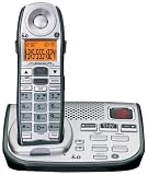 GE 27907GE1 Dect 6.0 Cordless Phone for Mild Hearing Loss with Digital Answering System (White)