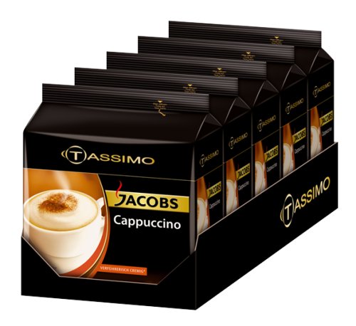 Childrens Toyshop  Third Party New : Tassimo Jacobs Cappuccino, 5er Pack (40 Portionen)