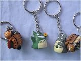 Totoro: Set of 4 Totoro and Cat Bus Keychain