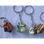 Totoro: Set of 4 Totoro and Cat Bus Keychain