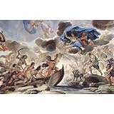 Luca Giordano (Frescoes in the gallery of the Palazzo Medici-Riccardi in Florence, Scene: The bark of Charon, the sleep