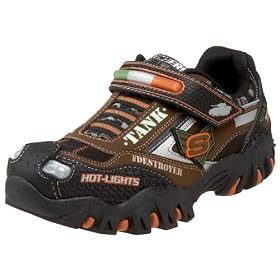 Skechers Infant/Toddler Hot Lights - Damager - Army Ii Sneaker