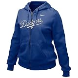 Nike L.A. Dodgers Ladies Royal Blue Classic Full Zip Hoody