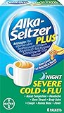 Alka-Seltzer Plus Severe Cold and Flu Night Powder, 6 Count