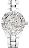 Accutron by Bulova Mirador Ceramic & Steel Diamond Womens Watch Pave dial 65R136