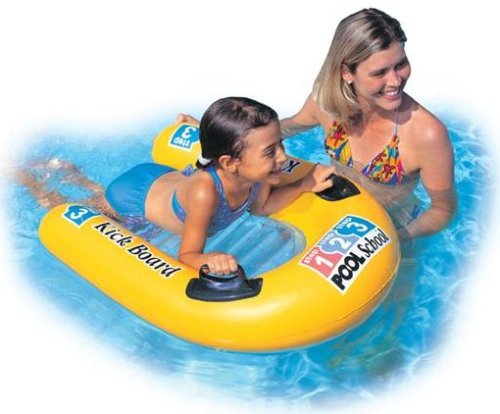 Childrens Toyshop  Toys : Intex Pool School Kickboard Step 3, Age 4+ ref 58167