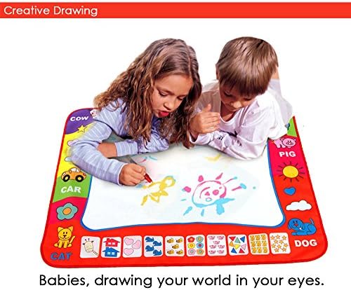 Children Aqua Doodle Drawing Toys 1 Painting Mat + 2 Water Drawing Pen Child's drawing board/drawing mat