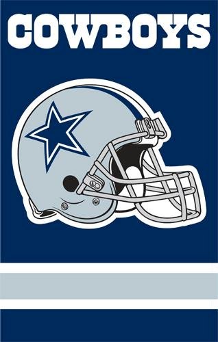 Dallas Cowboys Applique Banner Flag