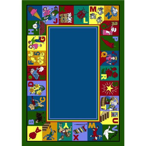 My Favorite Rhymes Classroom Rug Rectangle 10' 9W x 13' 2L Guide