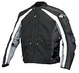 Joe Rocket Atomic 3.0 Mens Textile Motorcycle Jacket Charcoal/Black/Grey XL