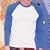 Long Sleeve Fruit of the Loom Baseball Cotton T-Shirt (6 Colours)