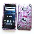 LG G2x (T-Mobile) Rubberized Snap On Protector Hard Case "Punk Rock Cutie" Design
